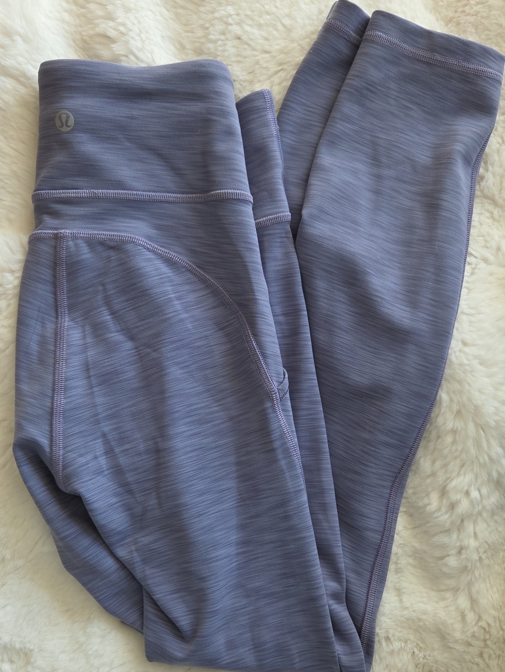 lululemon athletica Heathered Lavender/Purple Leggings